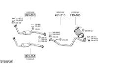 Výfukový systém BOSAL SYS06424