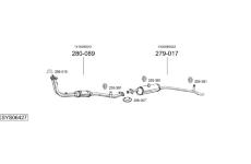 Výfukový systém BOSAL SYS06427