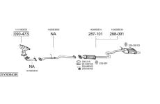 Výfukový systém BOSAL SYS06438