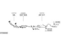 Výfukový systém BOSAL SYS06460