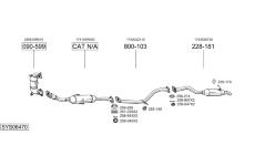 Výfukový systém BOSAL SYS06470