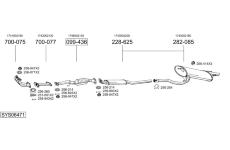 Výfukový systém BOSAL SYS06471