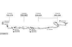 Výfukový systém BOSAL SYS06473