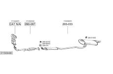 Výfukový systém BOSAL SYS06480