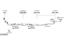 Výfukový systém BOSAL SYS06489