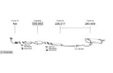 Výfukový systém BOSAL SYS06498