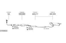 Výfukový systém BOSAL SYS06522