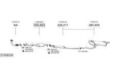 Výfukový systém BOSAL SYS06539