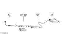 Výfukový systém BOSAL SYS06544