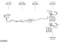 Výfukový systém BOSAL SYS06563