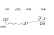 Výfukový systém BOSAL SYS06566