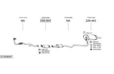 Výfukový systém BOSAL SYS06567