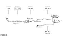 Výfukový systém BOSAL SYS06569