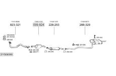Výfukový systém BOSAL SYS06590