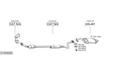 Výfukový systém BOSAL SYS06596