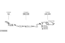 Výfukový systém BOSAL SYS06598