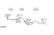 Výfukový systém BOSAL SYS06606