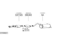 Výfukový systém BOSAL SYS06621