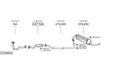 Výfukový systém BOSAL SYS06630
