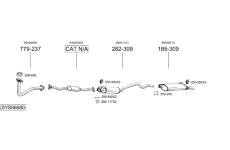 Výfukový systém BOSAL SYS06680