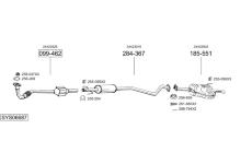 Výfukový systém BOSAL SYS06687