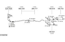 Výfukový systém BOSAL SYS06788