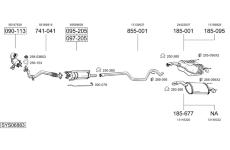 Výfukový systém BOSAL SYS06883