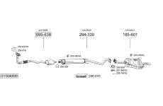 Výfukový systém BOSAL SYS06899
