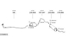 Výfukový systém BOSAL SYS06918