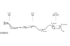Výfukový systém BOSAL SYS06919