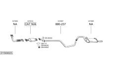 Výfukový systém BOSAL SYS06925