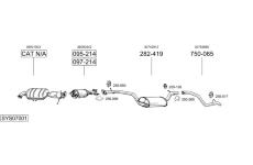 Výfukový systém BOSAL SYS07001