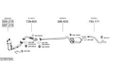 Výfukový systém BOSAL SYS07004