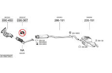 Výfukový systém BOSAL SYS07007