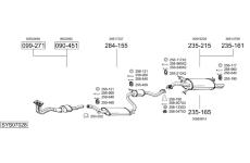 Výfukový systém BOSAL SYS07028