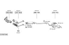 Výfukový systém BOSAL SYS07048