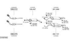 Výfukový systém BOSAL SYS07062