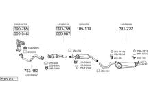 Výfukový systém BOSAL SYS07071