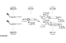 Výfukový systém BOSAL SYS07094