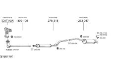 Výfukový systém BOSAL SYS07154
