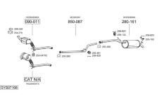 Výfukový systém BOSAL SYS07168
