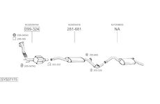 Výfukový systém BOSAL SYS07175