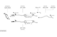 Výfukový systém BOSAL SYS07221