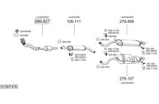 Výfukový systém BOSAL SYS07478