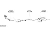 Výfukový systém BOSAL SYS07504