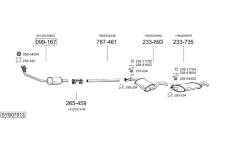 Výfukový systém BOSAL SYS07513