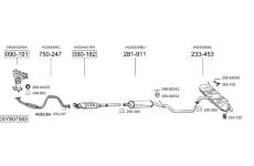 Výfukový systém BOSAL SYS07583