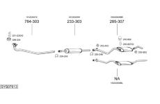 Výfukový systém BOSAL SYS07613