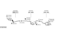 Výfukový systém BOSAL SYS07630