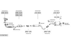 Výfukový systém BOSAL SYS07651